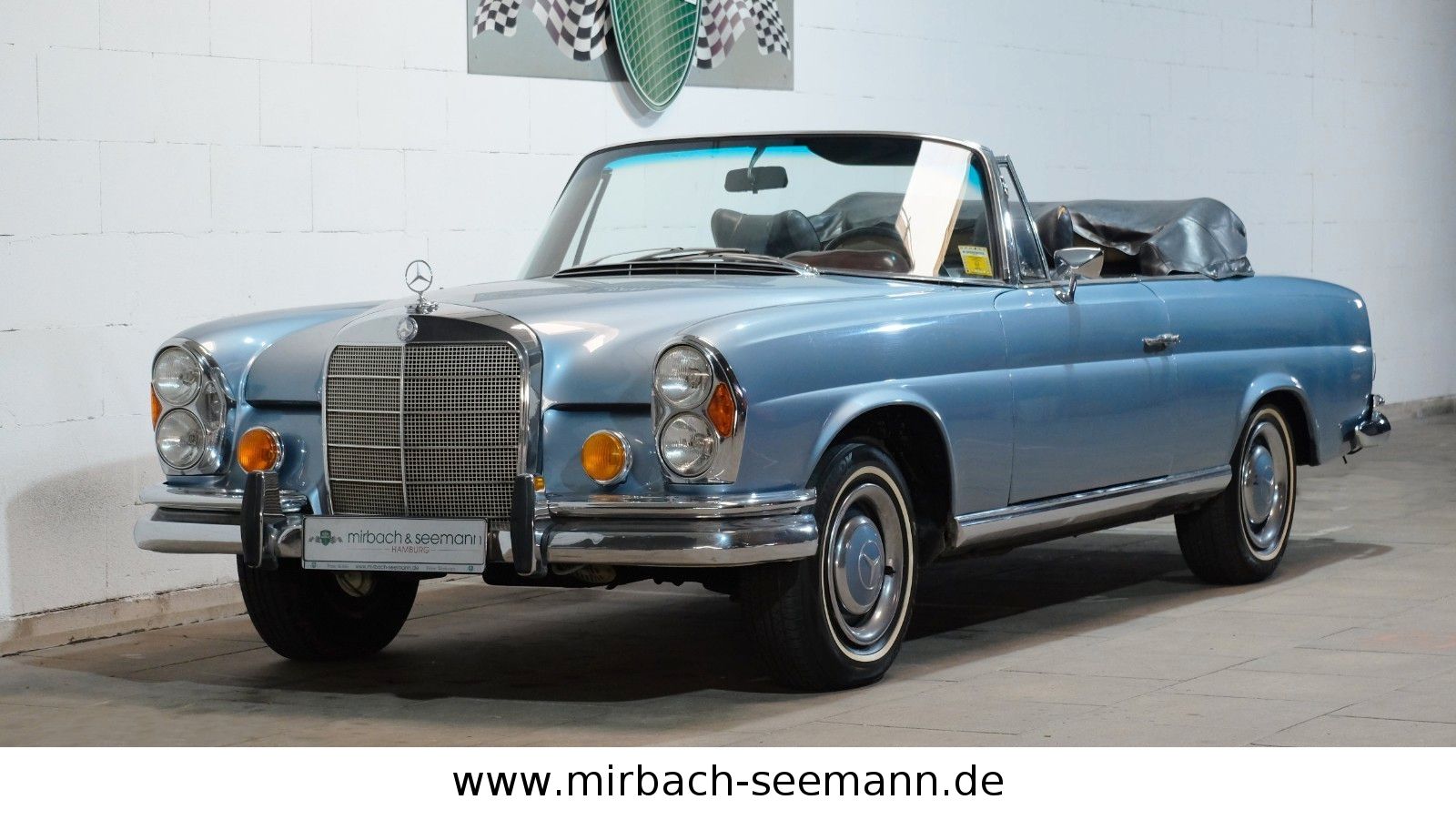 Mercedes-Benz 220 SE W111 Cabrio, traumhafte Farbkombination