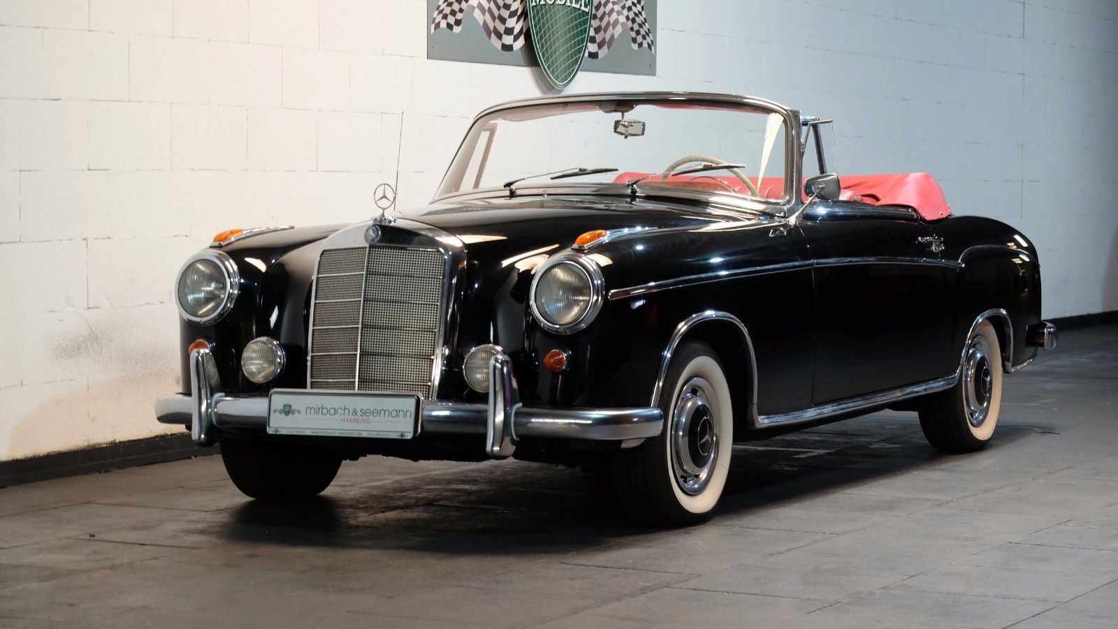 Mercedes-Benz 220 S Ponton Cabrio im schönen Zustand!