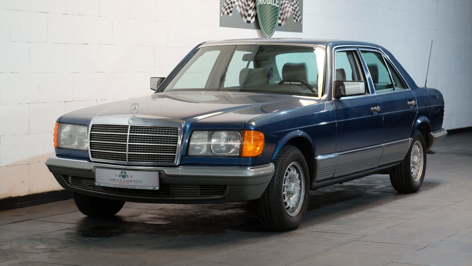 Mercedes-Benz S 280 SE W 126 / 64.000 Km / Velours Grau